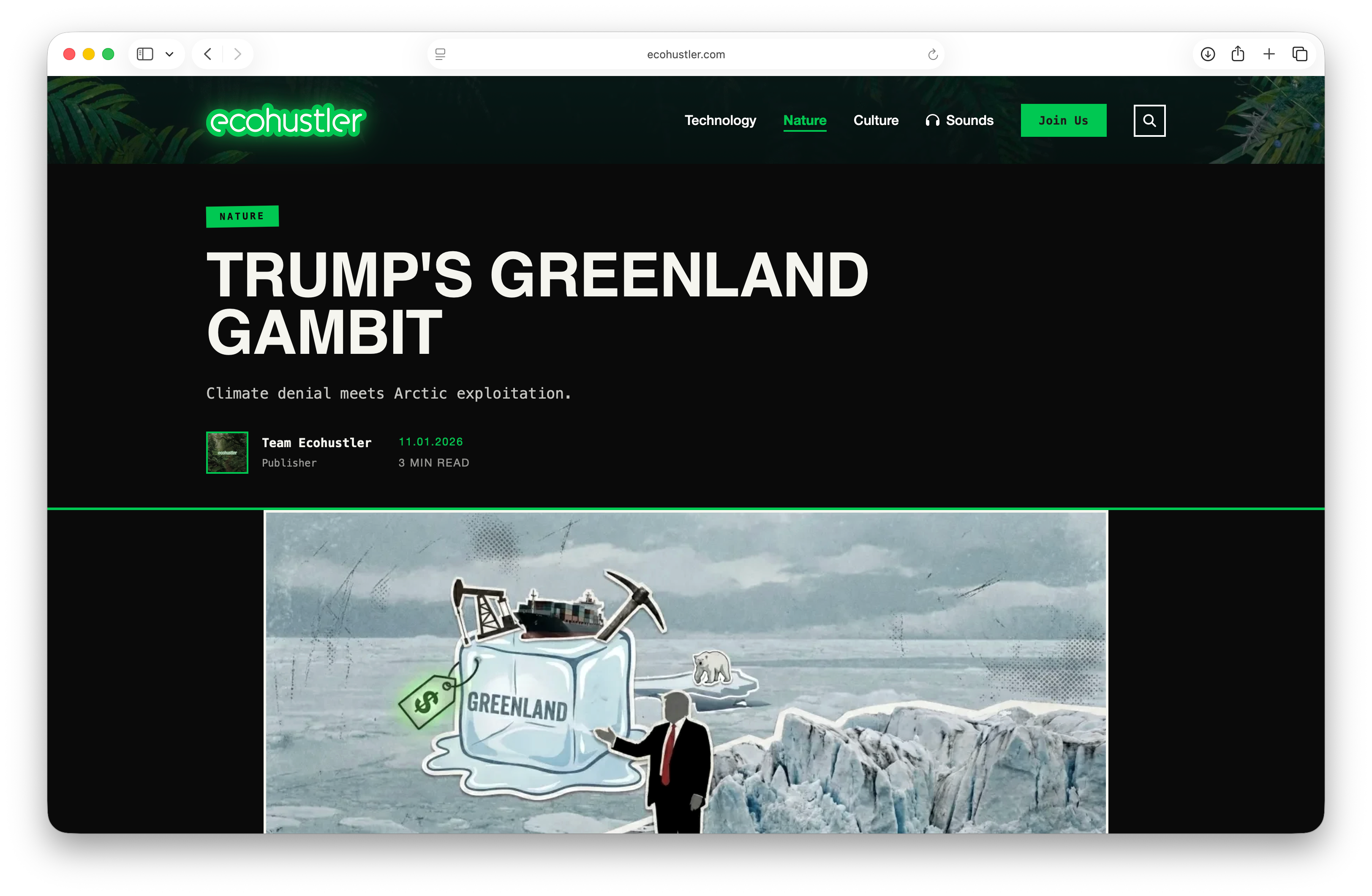 Ecohustler screenshot 1
